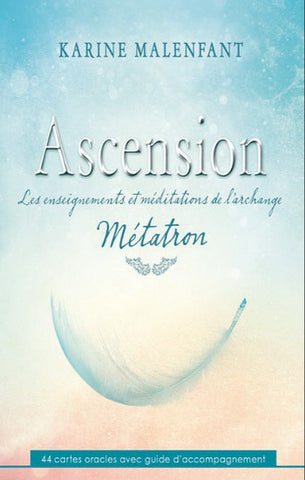 MALENFANT, Karine: Cartes oracles - Ascension, les enseignements de l'archage Métatron (Coffret de 44 cartes)