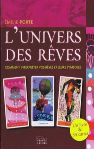 PORTE, Émilie: L'univers de rêves  (Coffret, un livre et 34 cartes)