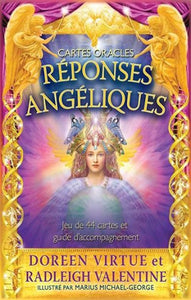 VIRTUE, Doreen; VALENTINE, Radleigh: Réponses angéliques - cartes oracles (Coffret de 44 cartes)