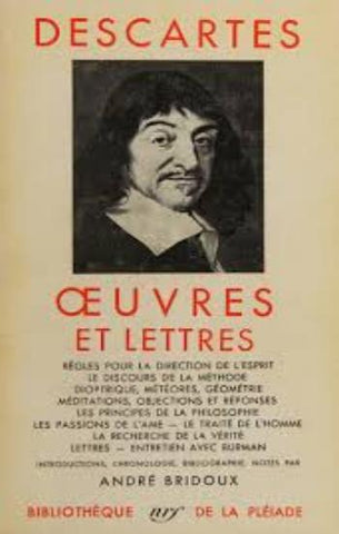 DESCARTES, René: Oeuvres et lettres - Bibliothèque de la pléiade