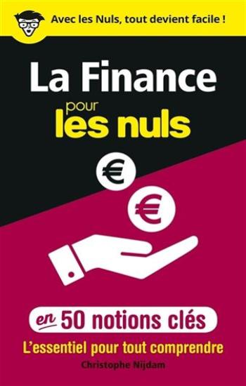 NIJDAM, Christophe: La finance pour les nuls