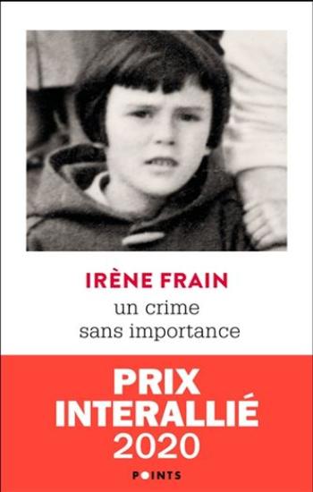 FRAIN, Irène: Un crime sans importance