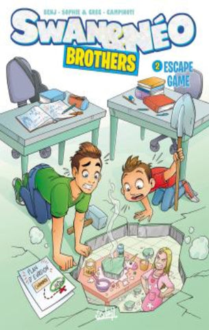 COLLECTIF: Swan & Néo Brothers Tome 2 : Escape game