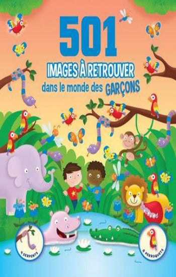 COLLECTIF: 501 images à retrouver dans le monde des garçons