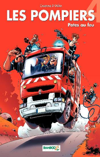 CAZENOVE; STÉDO: Les pompiers Tome 4 : Potes au feu