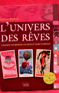 PORTE, Émilie: L'univers de rêves  (Coffret, un livre et 34 cartes)