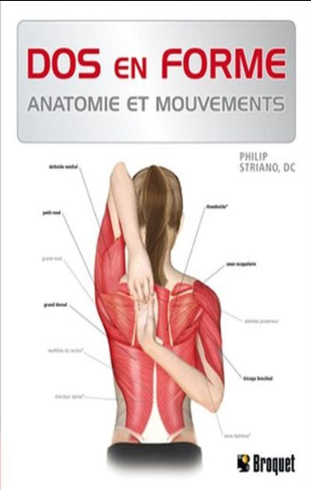 STRIANO, Philip: Dos en forme, anatomie et mouvements