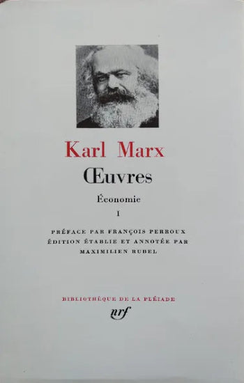 MARX, Karl: ŒUVRES, Économie I et II, Bibliothèque de la Pléiade (2 volumes)