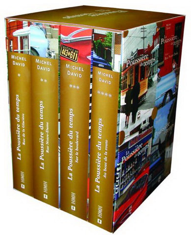 DAVID, Michel: La poussière du temps (coffret 4 volumes)