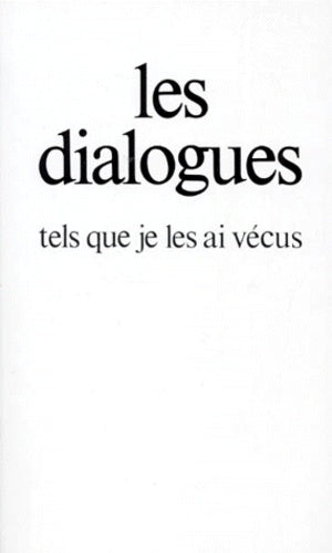 MALLASZ, Gitta: Les dialogues tels que je les ai vécus