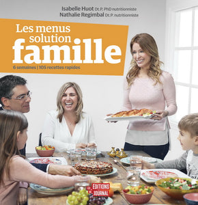 HUOT, Isabelle; REGIMBAL, Nathalie: Les menus solution famille