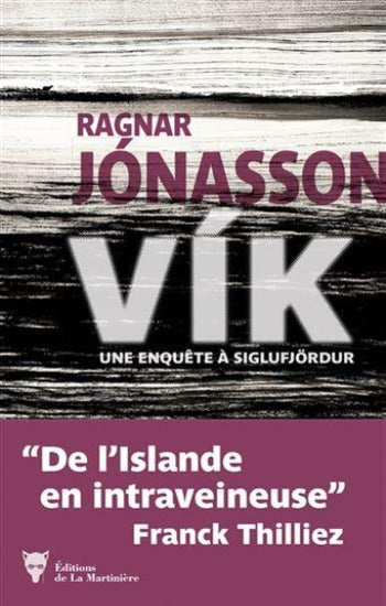 JONASSON, Ragnar: Vik une enquête à Siglufjördur