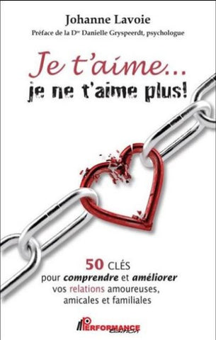 LAVOIE, Johanne: Je t'aime...  je ne t'aime plus !