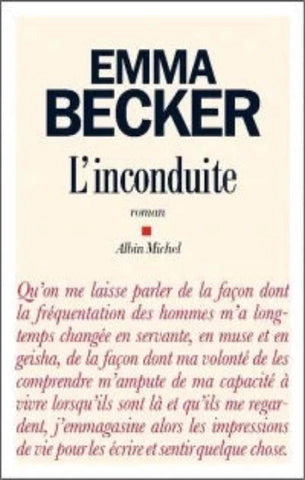 BECKER, Emma: L'inconduite